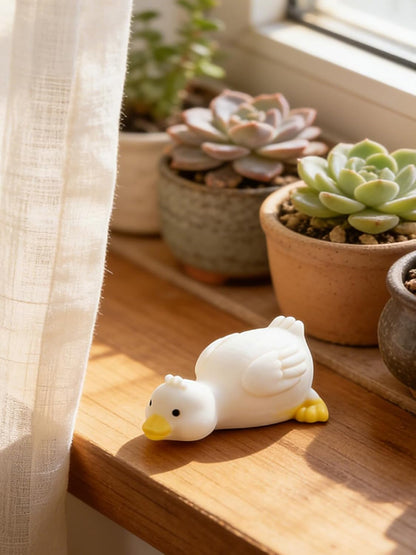 Duck Silicone Mold, 2 Pieces Duck-Shaped Fondant Mold, Reusable Ducks Soap Mold Candle Chocolate Mold Animal Resin Mold for Cake Topper, DIY Crafts, Plaster Home Decoration(Duck)
