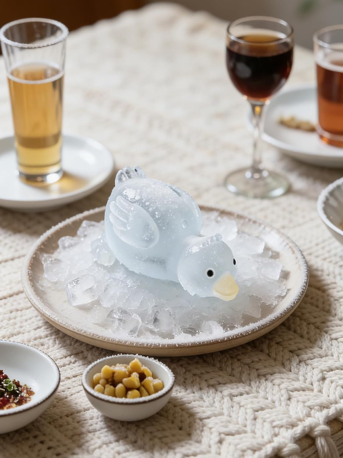 Duck Silicone Mold, 2 Pieces Duck-Shaped Fondant Mold, Reusable Ducks Soap Mold Candle Chocolate Mold Animal Resin Mold for Cake Topper, DIY Crafts, Plaster Home Decoration(Duck)