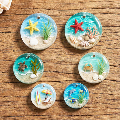 3pcs Silicone Circle Mold,Round Resin Molds Silicone,Key Chain Resin Molds with Hole,4/9/12-Cavity Round Pendant Ornament Mold for DIY Jewelry,Keychains,Ornaments